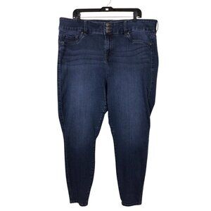 Torrid Jeans Women’s 22 Blue Jegging Super Stretch Denim Skinny R Regular